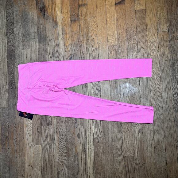 New Balance Girls Printed Performance High Rise Leggings Large 14/16 Black PinK - Picture 13 of 16